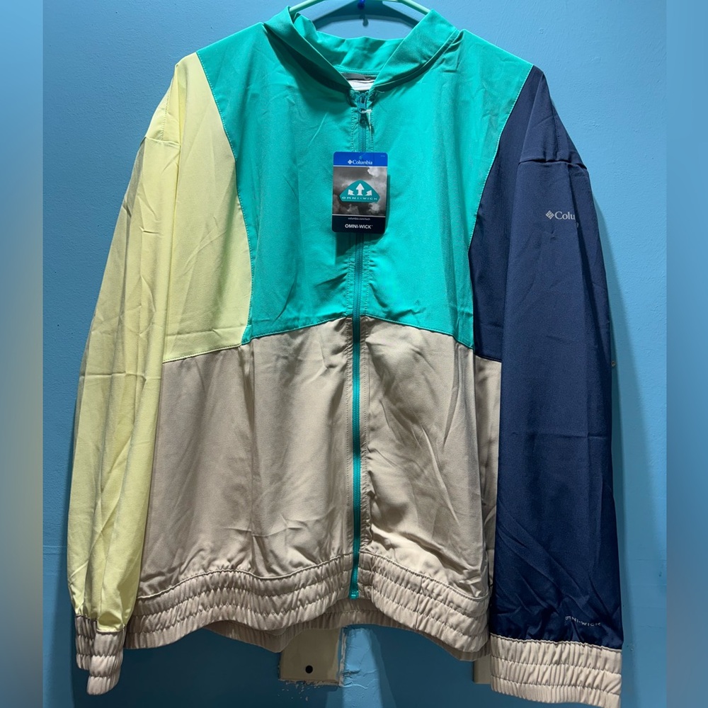 Columbia Omni Wick Womens Full Zip Hike NWT